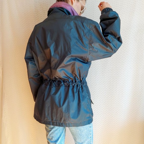 Vintage 3 in 1 Hiverna metallic green coat - Picture 7 of 11